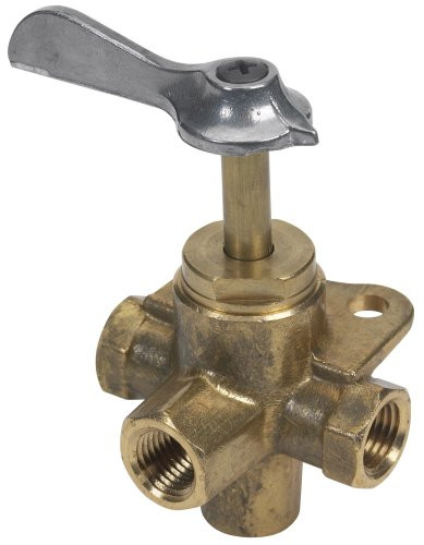 MOEL 1/4 FNTP BRASS 4-WAY VALVEMoeller 033304-10