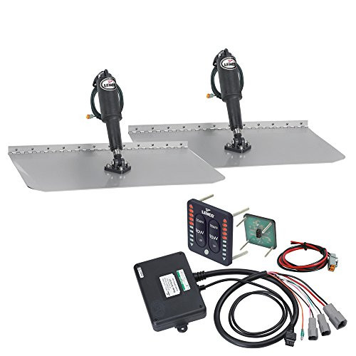 LENCO 6219207 Lenco - 12" X 12" Standard Mt Trim Tab Kit with LED Indicator Switch -