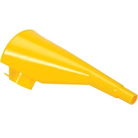 Eagle Manufacturing Co. B214552 Eagle 10" Polyethylene Funnel for Metal Type I Cans - Yellow,