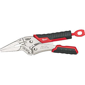 MILWAUKEE B1953604 ® TORQUE LOCK® LOCKING PLIERS, DURABLE GRIP, LONG NOSE, 6 IN. 2490370