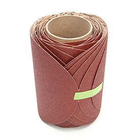 3M B1903382 Stikit Paper Disc Roll 763U, PSA Attachment, Ceramic, 8" Diameter, 80 Grit (Roll of 50)