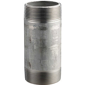 MERIT B1875044 1-1/2 In. X 3-1/2 In. 304 Stainless Steel Pipe Nipple - 16168 PSI - Sch. 40 - Domestic