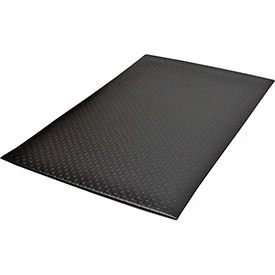 Superior Manufacturing Group, NoTrax B1806694 NoTrax 417 Bubble Sof-Tred Safety/Anti-Fatigue Mat with Dyna-Shield PVC Sponge, for Dry Areas, 2' Width x 3' Length x 1/2" Thickness, Black