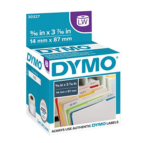 Vise Grip B1403840 Wholesale CASE of 15 - Dymo LabelWriter File Folder Labels-File Folder Labels,9/16"x3-7/16",130 Labels/RL,2RL/BX,White