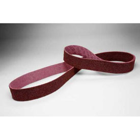 3M B0296716 Scotch-Brite SC-BS Non-Woven Aluminum Oxide Sanding Belt - Medium Grade - 3 in Width x 18 in Length - 14285 [PRICE is per BELT]