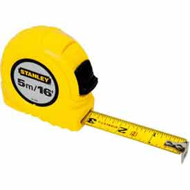 Proto B983746 Proto 3/4" x 5 Meters/16' High-Vis High Impact ABS Case Tape Rule