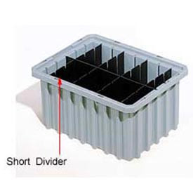 Akro-Mils 334299 Akro-Grid Vertical Dividers For Dividable Containers - Short Divider - Fits Container 44154