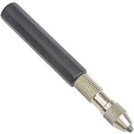L. S. Starrett Company B679027 Starrett Pin Vise With Insulated Octagonal Handle, 0.030"-0.062" Range