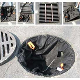 ENPAC B665059 1343 Storm Sentinel Adjustable Round Trash/Debris/Sediment/Oil/Hydrocarbon Catch Basin Insert, Fits Basin From 27" to 29" Diameter