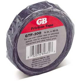 GARDNER BENDER B530044 Friction Tape, 3/4" X 60', Black