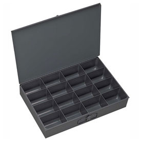Durham B481927 Durham Steel Scoop Compartment Box - 16 Compartment, 13-3/8x9-1/4x2