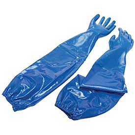 North Safety B310158 Nitri-Knit Supported Nitrile Gloves - nitri-knit glove dippednitrile interlocked knit [Set of 6]