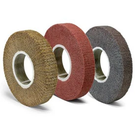 3M B298391 & #8482 Scotch-Brite & #8482 Finishing Flap Brush 3" x 1-3/4" x 1/4" CRS Grit Aluminum Oxide