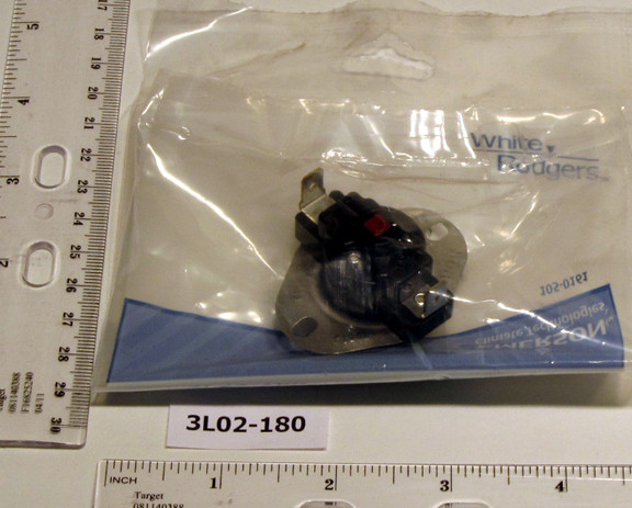 WHITE-RODGERS 13890 Thermostats Manual Reset Cut-in 180FOut Open on Rise
