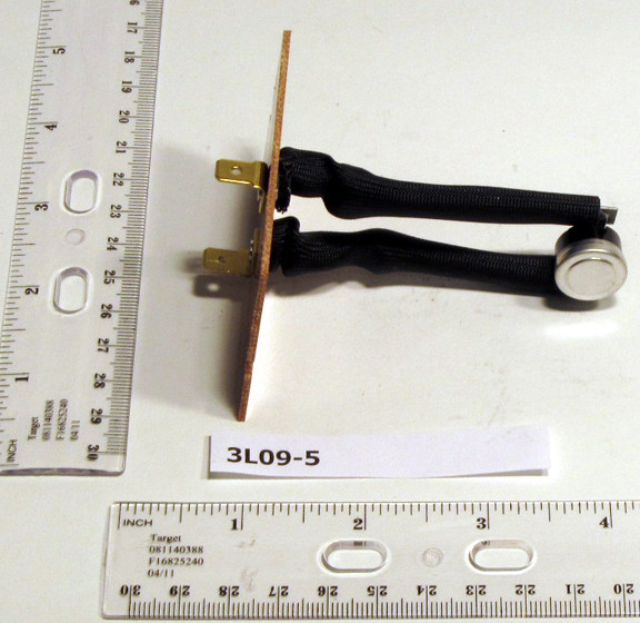 WHITE-RODGERS 98297 160°F Open - 140°F Close Board Mount 1/2" Bimetal Disc Limi, N/A.