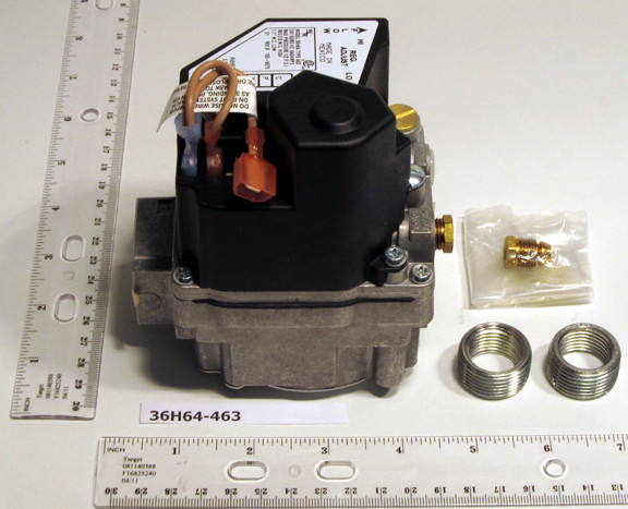WHITE-RODGERS 14009 Series 36H Fast Opening Double Stage Opening Natural/Lp Gas Valve, 3/4" x 3/4" Pipe, -40 Degree - 175 Degree F Temperature Range, 24Vac.