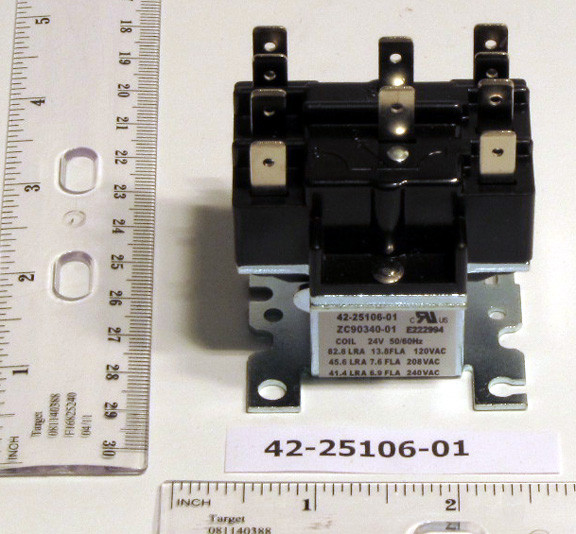 RHEEM 42-25106-0 42-25106-0 Relay - DPDT (24VAC Coil) Relay - DPDT (24VAC Coil)