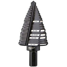 MILWAUKEE B1953675 ® #12 STEP DRILL BIT, 7/8 IN. TO 1-3/8 IN. ELECTRIC TOOL