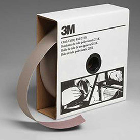 3M B1798280 Utility Cloth Roll 211K, Aluminum Oxide, 2" Width x 50yd Length, 100 Grit (Pack of 1)
