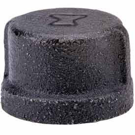 Anvil International B1754460 1-1/4 In. Black Malleable Cap 150 PSI Lead Free