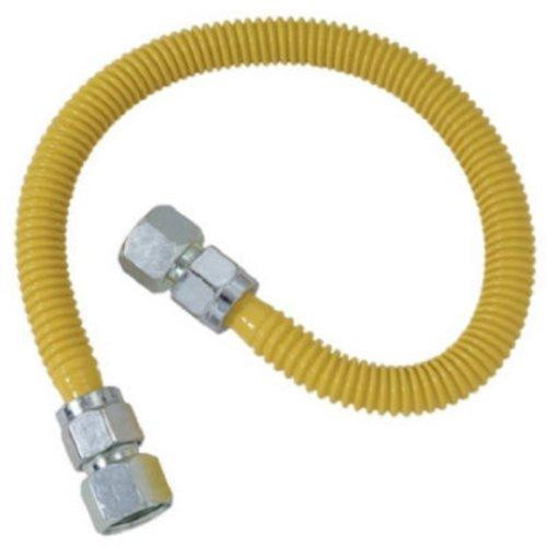 T&S Brass BCSSC2224 CSS GAS CONN 3/4"FIP X 3/4"FIP X24"