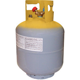 Mastercool B1542152 & #174 50 lb D.O.T. Refrigerant Recovery Tank Without Float Switch 1/4" FL-M