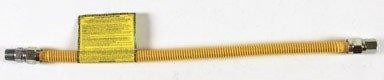 T&S Brass BCSSC5424 BrassCraft ProCoated Stainless Steel Gas Connector, 1/2-Inch F.I.P. by 1/2-Inch M.I.P.