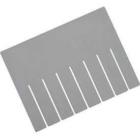 QUANTUM STORAGE SYSTEMS 334122 Width Divider for Plastic Dividable Grid Container DG92080, Price for Pack of 6