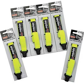 Ergodyne B567689 & #174 Squids & #174 3155 Clamp Hard Hat Lanyard - Lime,