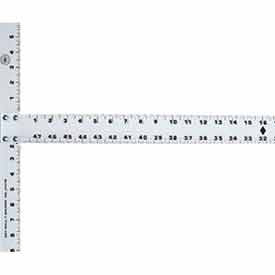 Johnson Level & Tool Mfg. Co. Inc B455854 Johnson Level and Tool 48-Inch Aluminum Drywall T-Square