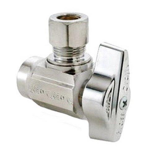 T&S Brass BKTR15XC KTR15X-C 3/8X3/8 FXOD CP ANGLE LEAD FREE MINI BALL VALVE CRAFT CRAFT MFG. COMPANY 975334