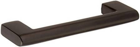 Emtek 86163US19 86163 Trail Pull Flat Black (4" Center-to-Center)