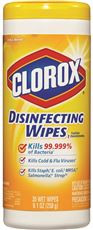 Clorox 880166 Disinfecting Wipes, 7 x 8, Citrus Blend, 35/Canister - Includes 12 canisters of 35 each..