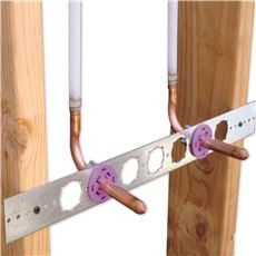 HOLDRITE 461050  Galvanized Steel Support Bracket with 1-3/8-Inch Keyed Holes to be Integrated with No.701 or No.704 PEX Turnout, Pack of 50