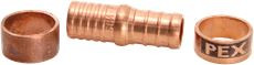 Zurn 101908 GIDDS- Pex Copper Transition Coupling, 1/2" Od Pex x 1/2" Od Polybutylene