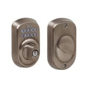 SCHLAGE BE365PLY626 BE365VPLY626 Plymouth Keypad Deadbolt, Satin Chrome
