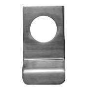 Don-Jo 1875630 1875 11 Gauge Stainless Steel Cylinder Pull, Satin Stainless Steel Finish, 2-1/8" Hole, 3" Width x 4-1/2" Height