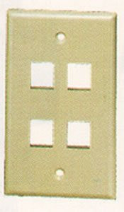 ICC IC107F04-IV - 4Port Face Ivory.
