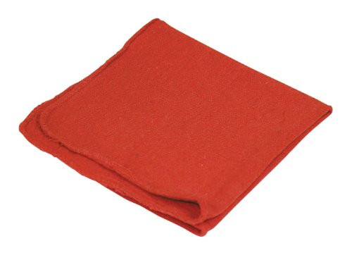 Carrand CRD40047 10 Pack 13X14 Cotton Shop Towels - Red.