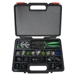 Astro Pneumatic AST9478 Tool Weather Pack Interchangeable Ratcheting Crimping Tool & Accessory Set (220 Piece).
