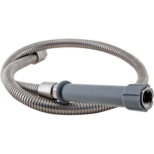 T&S Brass TB0048H Hose, 48 Flexible Stainless Steel (Gray Handle)