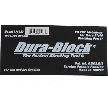 Trade Associates TADAF4422 Dura-Block Hook & Loop Black Scruff Pad