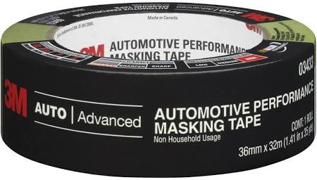 3M MMM03433 0 36 mm x 32 m Automotive Performance Masking Tape