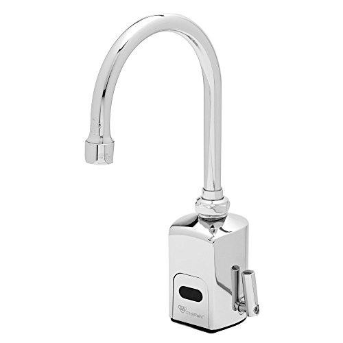 T&S Brass TEC3103VF05 Chekpoint Elec Fct, Deck Mt, 4 Centerset, Ac/Dc Ctrl Module 0.5 Gpm Vr Spray Device