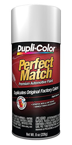 SHERWIN WILLIAMS DUPBUN0300 Dupli-Color Universal White Perfect Match Automotive Paint - 8 oz. Aerosol