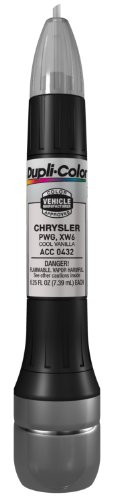 SHERWIN WILLIAMS DUPACC0432 Dupli-Color Cool Vanilla Chrysler Exact-Match Scratch Fix All-in-1 Touch-Up Paint - 0.5 oz (0.25 oz. paint color and 0.25 oz. of clear)
