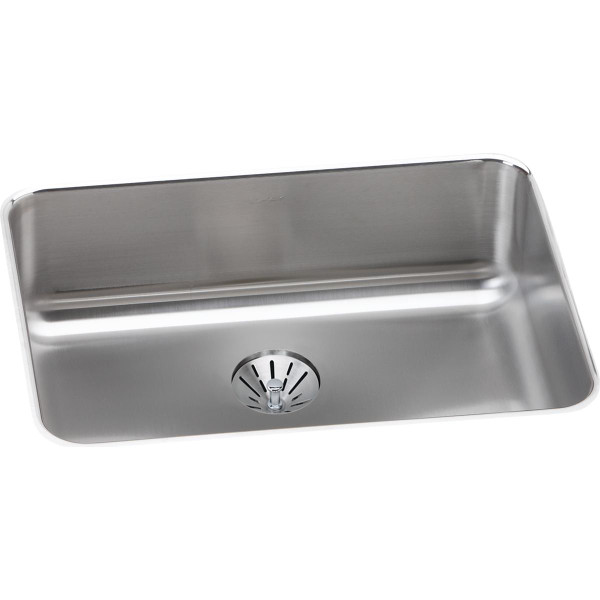 Elkay EELUH2317PD Lustertone Stainless Steel 25-1/2" x 19-1/4" x 8", Single Bowl Undermount Sink with Perfect Drain
