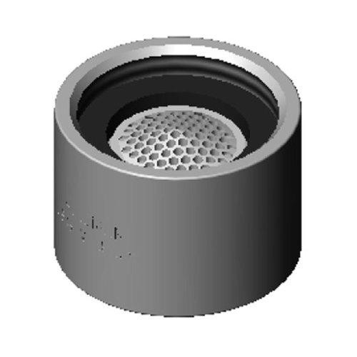 T&S Brass TB019906N05 Vandal-Resistant Spray Device, 55/64"-27Un Female Threads, 0.5 GPM