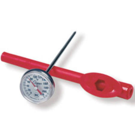Cooper Atkins 1246-02-1 Bi Metals Stem with Adjustment Sheath 0 to 220 Degrees Fahrenheit Temperature Range Pocket Test Thermometer -- 36 per case.