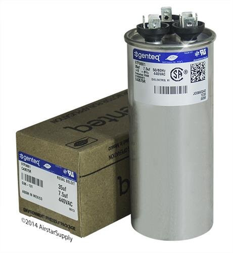 Carrier P291-3574RS DUAL CAPAC 35/7.5 MFD 440V